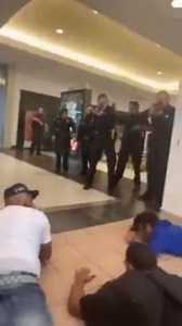Cops Draw Down On Entire Mall Barber Shop Over False Report | Cop Videos