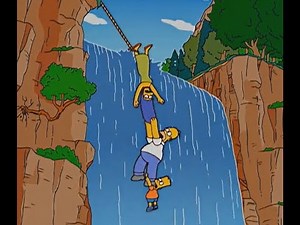 The Simpsons - Escaping Death In Deep Pools!