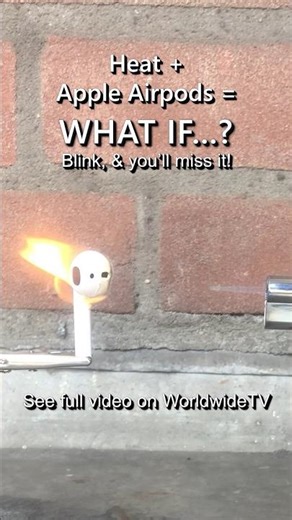 When Airpods get hot - watch & listen for the explosion!