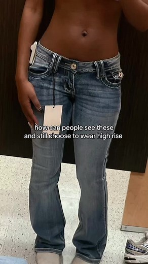 #fyp #xyzbca #trend #lowrisejeans #swag | high rise jeans