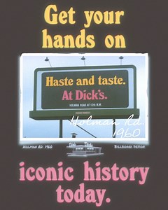 Get your hands on iconic history today - only at https://ddir.store/collections/t-shirts !! | Dick's Drive In Restaurant