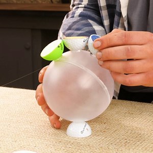 Special golf ball colors under UV lamp Thanks for watching! Please be aware that this video is for entertainment purposes only and techniques shown should not be attempted at home! | Crafty Panda