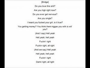 Drake - Hell Yeah F*ckin' Right (Clean Lyrics) HD