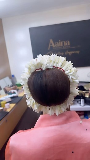 Whip up this romantic hairdo and be the bride that catches the eye... 💖 . . . #bridetobe #beautyaddict #beauttiqueen #makeuplover #hairdowithgajara #androsepattle #beautiful #aainasalon #salonforeveryone #beautifulplaces #beautifulyoungwoman 💖💖💖 | Aaina Unisex Salon