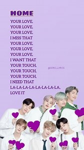 63K views · 1.5K reactions | BTS - HOME Lyrics #bts #btsshorts #home #lyrics #btsarmy #btsedits | Scroll Lyrics | Facebook