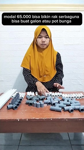 2.3K views · 4.7K reactions | water gallon rack or flower pot #fblifestyle #pipapvc #tutorial #creative | Komar Alzahra | Facebook