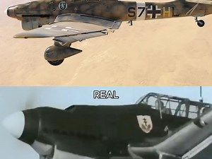 战争雷霆中的斯图卡轰炸机与现实中的斯图卡轰炸机