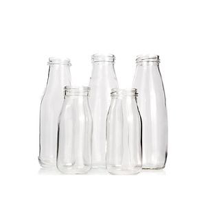 [Hot Item] 1000ml 750ml Lemonade Milk Delivery Glass Bottle with Palstic and Metal Lid