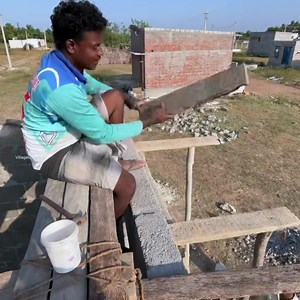 Village House Outdoor Loft Construction Techniques with Cement | Village Civil