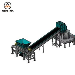 [Hot Item] Best Price Cast Aluminum Scrap Metal Hammer Mill Shredder Recycling Line Aluminum Blocks Crusher Metal Scrap Shredder Waste Metal Shredding Lines
