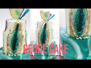 👉Cómo hacer un Geode Cake| Natalia Salazar