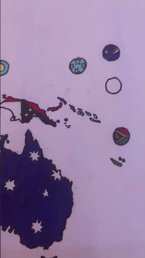 Pt 192 World map The Solomon Islands 🇸🇧