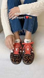 ❤️🐆 the adidas Samba Red Leopard is back in stock! One of the cutest shoes ever! Available in store & online #adidas #sneakers #womensfashion #adidasoriginals | Lilac Blonde, LLC