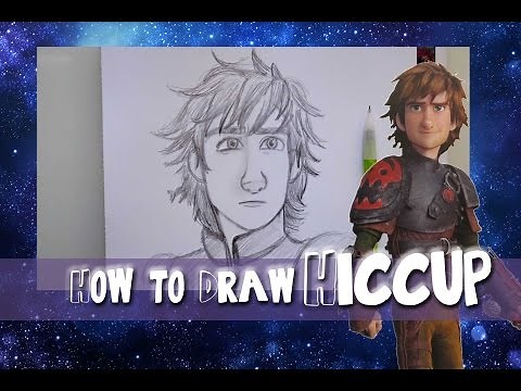 How to Draw HICCUP (from Dreamwork's How to Train Your Dragon) - @dramaticparrot