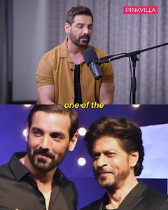 Forget on-screen romances—John Abraham calls his kiss with Shah Rukh Khan the best one ever! Wondering why? Watch the video to find out! 😍🔥 #JohnAbraham #srk #shahrukhkhan #pinkvilla #viral #trending #bollywood | PinkVilla