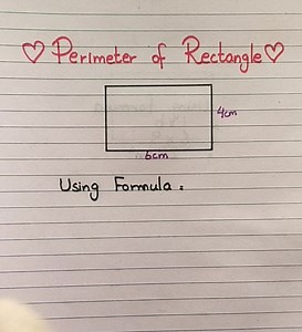 Perimeter of Rectangle❤How to find Perimeter of Rectangle❤ #perimeter #math #mathematics #mathmagic #perimeterofrectangle #mathformulas #mathtrick | IQRA.M