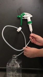 28/410 Hand Press Long Hose Non Spill Trigger Sprayer Plastic Customizable Tube for Personal Care and Industrial Chemical Use