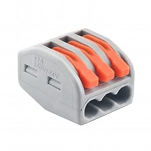 50 Pcs Lever Connectors Nuts, 3 Conductor Combination Compact