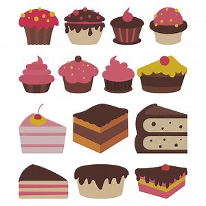 Dessert Cupcake Cake Embroidery Design, Dessert Bakery Cupcake Machine Embroidery File, 14 Design, 9 Size, Instant Download - Etsy Canada