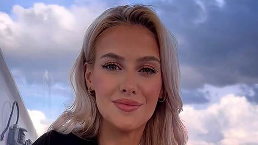 Topless Veronika Rajek shows off bum in barely-there thong bikini on vacation