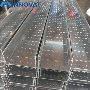 [Hot Item] Fine Fire Resi-Perforated Straight Cable Tray Cable Tray System Electro Galvanized Cable Tray Corresponding Accessories Cable Tray Fire Stopping