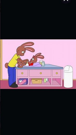 Amy gets a diaper change (don't use violate)