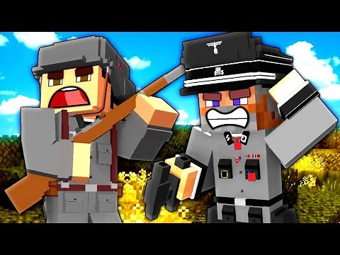 SURPRISE ENEMY ATTACK! - Minecraft WW2 (Heroes & Generals) - S1E2