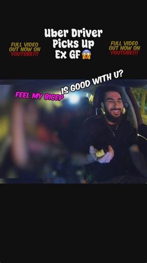Andreas on Instagram: "Picked up my ex gf in the uber😳… The Full Video is out on YouTube!! Thank you guys for all the love and support‼️❤️ #uber #exgf #relationship #uberdriver #viral #explore #uberdriver"