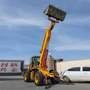[Hot Item] Mini Telescopic Boom Wheel Loader 1500kg-3500kg Lifting Height 7m 9m 11m Front Loader 4X4 Wheel Drive Machine