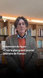21K views · 511 reactions | 200 ANS ▪︎ «"Le Figaro" c'est le plus grand journal littéraire de France» - Luc Ferry célèbre le bicentenaire du «Figaro».- #Figaro200ans Du 14 au 16 janvier 2026, participez gratuitement à notre bicentenaire➡︎https://l.lefigaro.fr/DIjc | Le Figaro Culture | Facebook