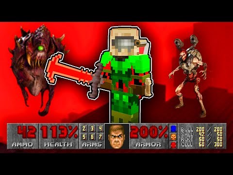 I TURNED MINECRAFT INTO DOOM Doom Minecraft mod