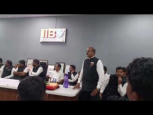 IIB Latur- शिक्षकदिनाच्या दिवशी IIBचे चिराग सर यांनी, सर्व शिक्षक बांधवांचे स्वागत करुन मानले आभार.