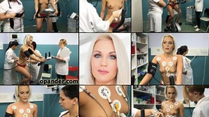 Cecilia Bicycle stress test, BP, Doppler Audible Heart Beat Multiple Lead ECG (in HD 1920X1080) | Clips4sale