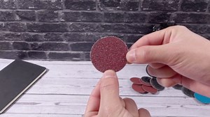 Newwiee 200 Pieces 2 Inch Sanding Discs 36 Grit Roll Lock Die Grinder Sanding Surface Conditioning Discs for Surface Prep Strip Grind Polish Finish Burr Rust Paint Removal