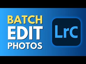 How To Batch Edit Photos in Lightroom Classic | Auto Edit All Photos | Tutorial