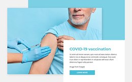 COVID-19 vaccination - Template by Nicepage