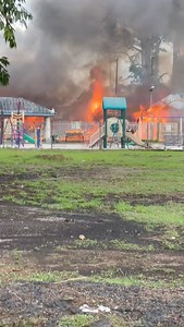 TRINIDAD'S HISTORY BURNS A fire broke out at the Texaco Sports Club on Tuesday morning. The building, located a short distance from Point D’Or Junction in La Brea, was seen ablaze around 10.30 a.m. The Express was told that the building was not occupied and had not been used for some time. | Trinidad Express Newspapers