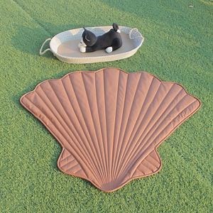 [Hot Item] Baby Products Toy Shell Shape Quilted Kids Children Play Mat Carpets