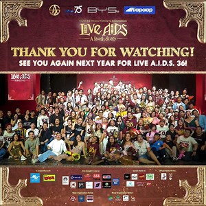 Maraming salamat sa pagbibigay-buhay sa ika-35 Istoryang Dinebelop ng SAMASKOM, ang #LiveAIDS: #ALaughStory! 🪄 Dahil sa inyo, nabuo ang isang kwentong puno ng halakhak at puso. 💖 Hanggang sa susunod na kabanata! See you sa Live A.I.D.S. 36! ✨ | UP SAMASKOM