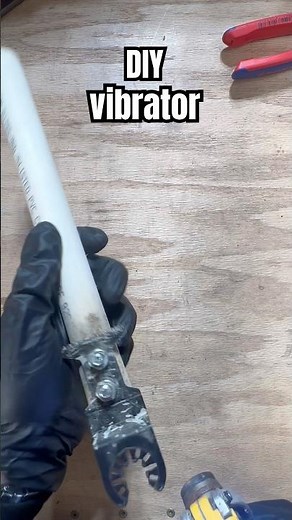 DIY concrete vibrator #tools #diy #dewalt #custom