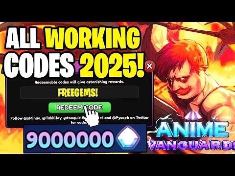 *NEW* ALL WORKING CODES FOR ANIME VANGUARDS IN AUGUST 2025! ROBLOX ANIME VANGUARDS CODES