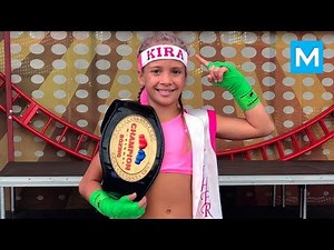 Most DANGEROUS little girl - Kira Makogonenko | Muscle Madness