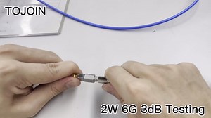 TOJOIN SMA Male to Female Attenuator/Coaxial RF Attenuator, DC to 8GHz, 50Ohm, 2W, 3dB, SMA 8G Attenuator 2PCS