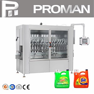 [Hot Item] Detergent Filling Machine Full Automatic Plastic Bottle Laundry Soap Hand Washing Liquid Filling Packaging Machine Price