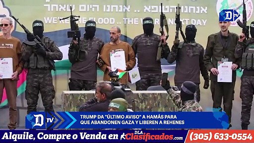 Trump da "último aviso" a Hamás para que abandonen Gaza y liberen a rehenes. | El Diario en 90 segundos