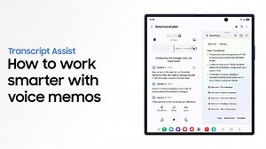 This is the official video guide on how to use Transcript Assist on Galaxy Z Fold7. Want to transcribe recordings, summarize key points, and even get smart reminders on your Galaxy Z Fold7? 🚀 Transcript Assist is ideal for anyone who wants to organize voice recordings into clear, useful summaries, and work efficiently across different languages 🌍 Learn more: http://spr.ly/6189fzgs9 Follow these simple steps to use Transcript Assist: Step 1: Open your recording file and tap ‘Transcribe’. Step 2