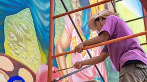 El arte local inmortaliza la historia de Felipe Carrillo Puerto en un nuevo mural
