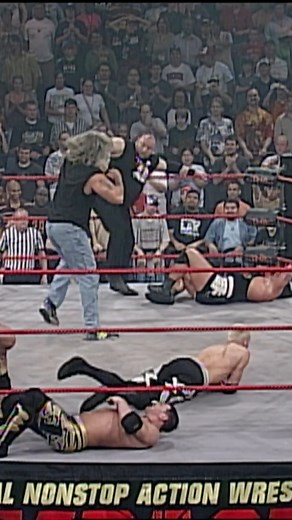 Chaos erupts after Team 3D gets disqualified! #tnawrestling #prowrestling #fbreels #christiancage #kevinnash #wrestling | TNA Wrestling