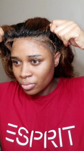 Taking my Wig Out Safely without damaging my Hairline.#wig #wigs #wiginfluencer #hairinfluencer #wigtok #lacewiginstall #howtoremovelacewigs #viraltiktok #fy #hdlacewig #hdlace #laceglue #wigtakeoff #wigtakedown #laceremoval #foryoupage #foryou