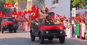 Tái hiện hình ảnh đoàn quân Giải phóng tiến về Hà Nội trong thời khắc lịch sử ngày 10/10/1954